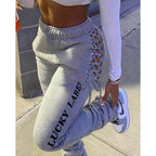 PANTALON UNI DÉCONTRACTÉ