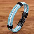 BRACELET EN CUIR UNISEXE FAIT A LA MAIN - BOSSOUASHOP