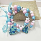 BRACELET DE PERLES EN BOIS POUR ENFANTS - BOSSOUASHOP