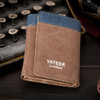 PORTEFEUILLE RETRO EN CUIR