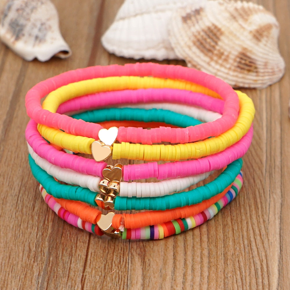 BRACELETS FANTAISIE EN FORME DE COEUR - BOSSOUASHOP