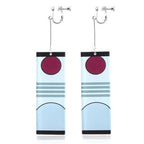 BOUCLES D'OREILLES LONGUES EN ACRYLIQUE
