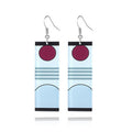 BOUCLES D'OREILLES LONGUES EN ACRYLIQUE