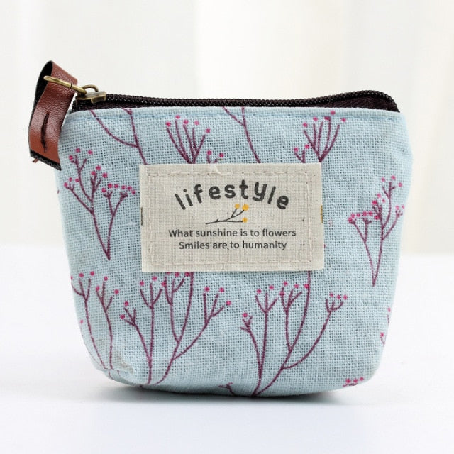 WALLET - CANVAS COIN BAG - UNISEX 