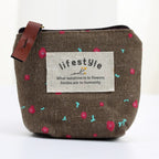 WALLET - CANVAS COIN BAG - UNISEX 