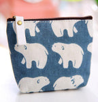 WALLET - CANVAS COIN BAG - UNISEX 