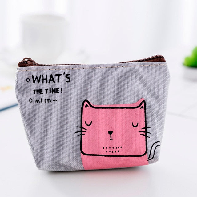 WALLET - CANVAS COIN BAG - UNISEX 