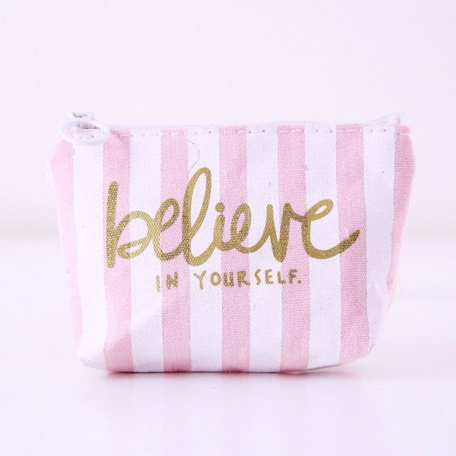 WALLET - CANVAS COIN BAG - UNISEX 