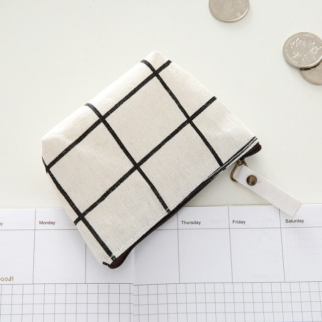 WALLET - CANVAS COIN BAG - UNISEX 
