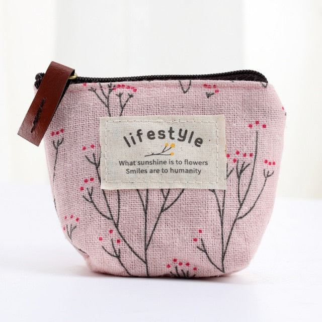 WALLET - CANVAS COIN BAG - UNISEX 