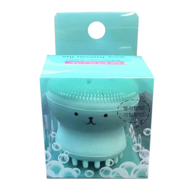 BROSSE DE NETTOYAGE DU VISAGE EN SILICONE - BOSSOUASHOP