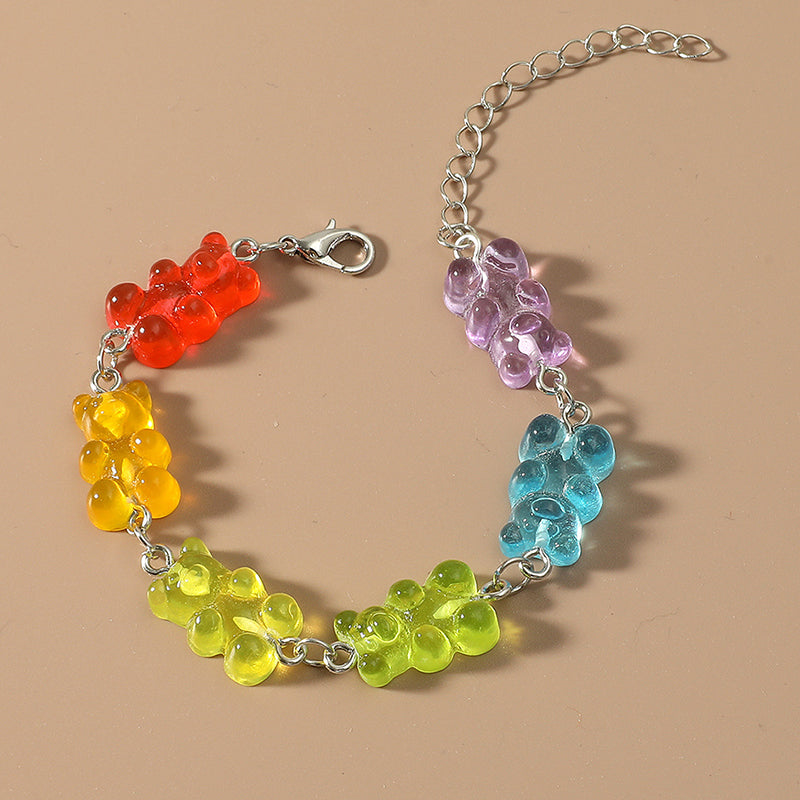 BRACELET EN BONBON ARC-EN-CIEL