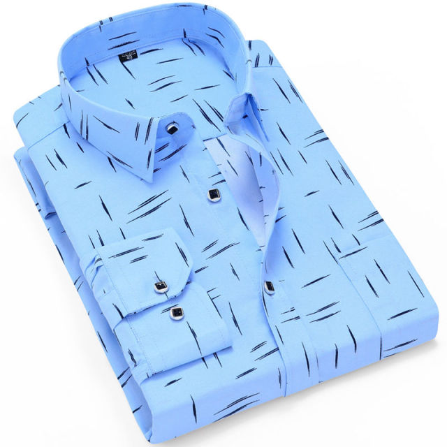 CHEMISE IMPRIMÉE A MANCHES LONGUES