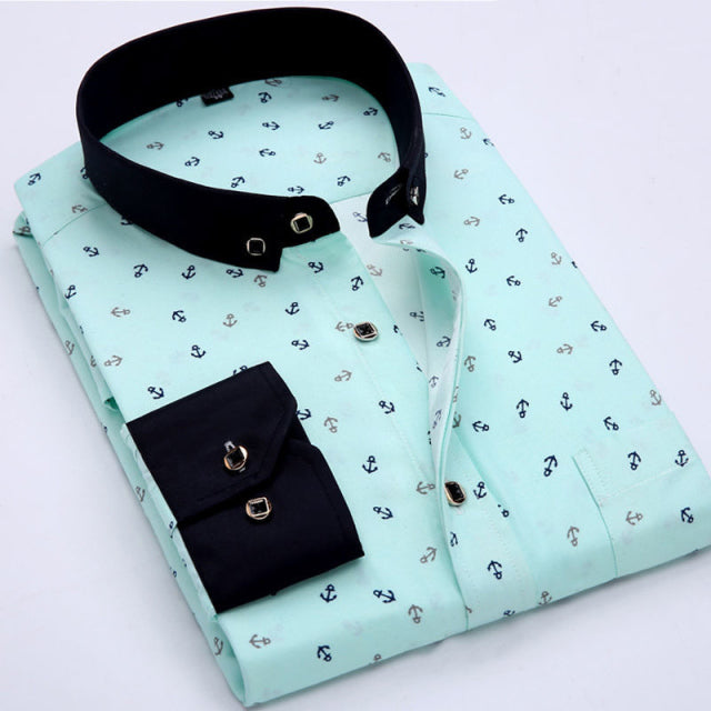 CHEMISE IMPRIMÉE A MANCHES LONGUES