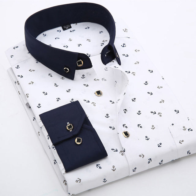 CHEMISE IMPRIMÉE A MANCHES LONGUES