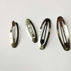 PINCES A CHEVEUX OVALES ARGENTÉES(20 PIECES) - BOSSOUASHOP
