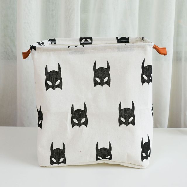 FOLDABLE COTTON AND LINEN LAUNDRY BASKET